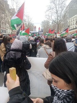 Manifestations aujourd'hui samedi 9 mars 2024 à Paris en soutien à la résistance palestinienne et à Gaza