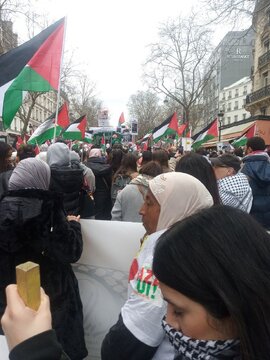 Manifestations aujourd'hui samedi 9 mars 2024 à Paris en soutien à la résistance palestinienne et à Gaza