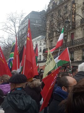 Manifestations aujourd'hui samedi 9 mars 2024 à Paris en soutien à la résistance palestinienne et à Gaza