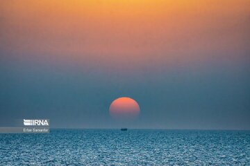 La côte du Golfe Persique dans le sud de l’Iran