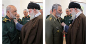 رہبر انقلاب اسلامی نے فوج اور سپاہ پاسداران انقلاب کے سربراہوں کو "نشان فتح" سے نوازا