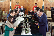 انتصاب وزیران دولت جدید پاکستان/ سناتور اسحاق در پست وزارت خارجه