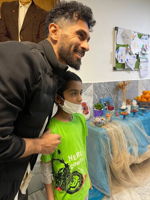 اقدام پسندیده بازیکنان استقلال و پرسپولیس پیش از شهرآورد + عکس