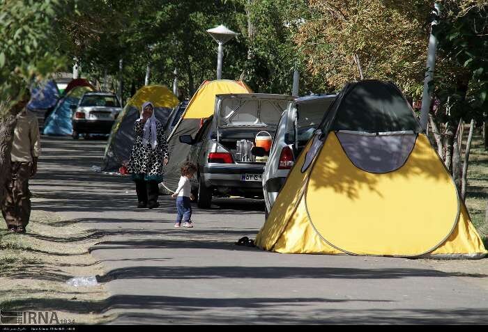 ایستگاه پایانی چادرخوابی مسافران در مازندران