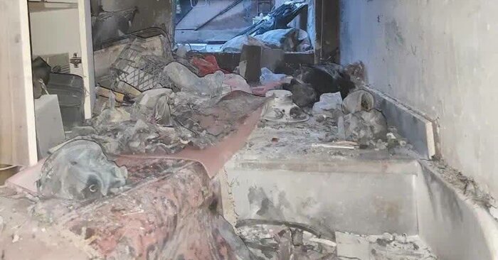 حادثه انفجار یک مغازه در تبریز با یک فوتی + فیلم