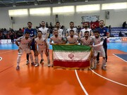 Raisi congrats deaf futsal team's championship at 2024 Winter Deaflympics