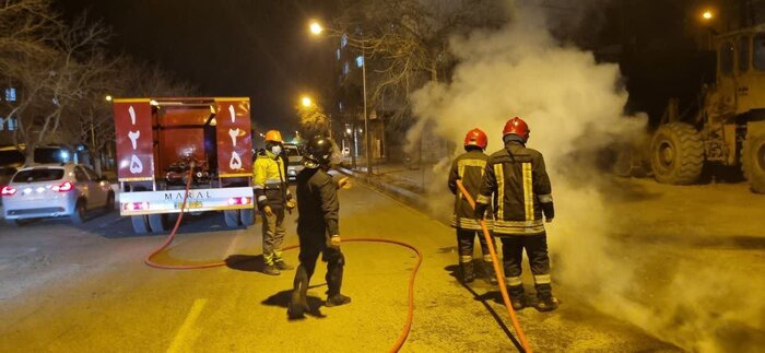 آتش‌نشانان سبزوار در شب آخرین چهارشنبه سال ۶٠ عملیات انجام دادند