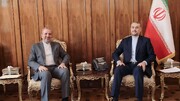 سفير إيران لدى العراق يلتقي أمير عبداللهيان