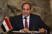 رئیس جمهوری مصر: اقدامات رژیم اسرائیل در غزه نقض جدی قوانین بین‌المللی است