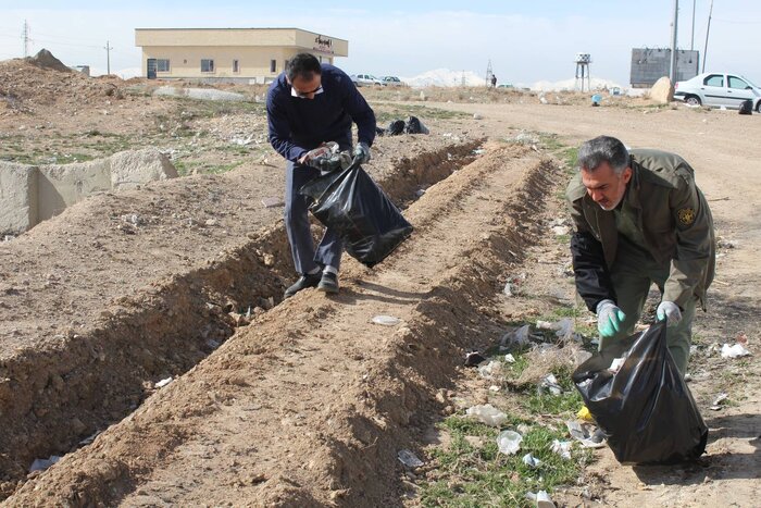 خانه تکانی طبیعت همدان در آستانه نوروز 