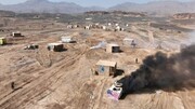 رزمایش ارتش یمن و شبیه‌سازی مقابله با حمله زمینی آمریکا و انگلیس + عکس
