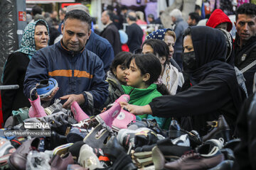 El bazar de Sananday en vísperas del Año Nuevo