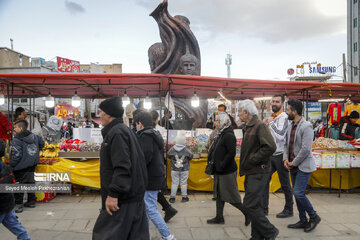 El bazar de Sananday en vísperas del Año Nuevo