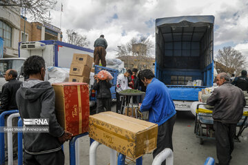 El bazar de Sananday en vísperas del Año Nuevo