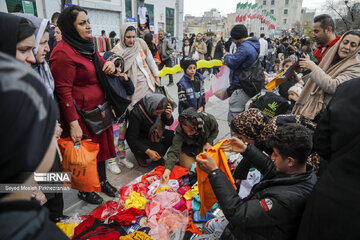 El bazar de Sananday en vísperas del Año Nuevo