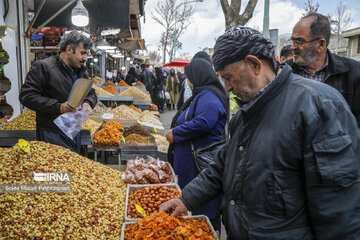 El bazar de Sananday en vísperas del Año Nuevo