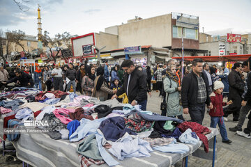 El bazar de Sananday en vísperas del Año Nuevo