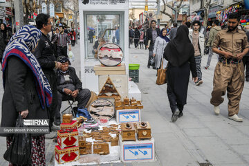 El bazar de Sananday en vísperas del Año Nuevo