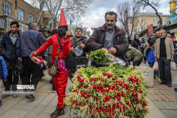 El bazar de Sananday en vísperas del Año Nuevo