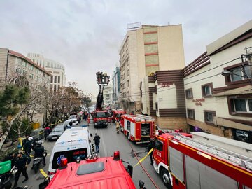 آتش‌سوزی ساختمان در شرق تهران هشت نجات‌یافته داشت