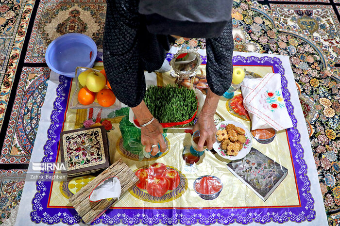لحظات داغ دیدارهای نوروزی در نخستین ساعات روز عید در اردبیل
