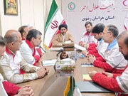 رییس سازمان جوانان هلال احمر از روند خدمت رسانی به زائران در مشهد دیدن کرد