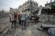 ۱۲ شهید در حمله رژیم صهیونیستی به فلسطینیان منتظر دریافت کمک‌های بشردوستانه
