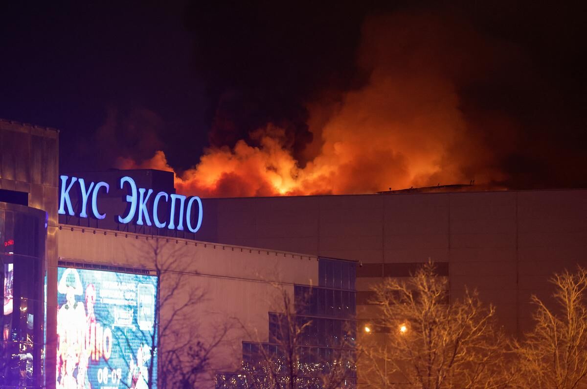 ماسکو میں دہشت گردانہ حملہ/ 40 سے زائد لوگ ہلاک ، 100 زخمی