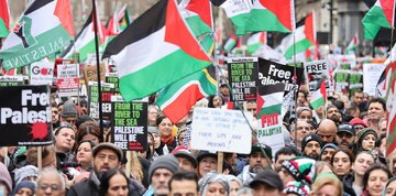 تداوم تظاهرات ضد اسرائیلی در شهرهای مختلف انگلیس