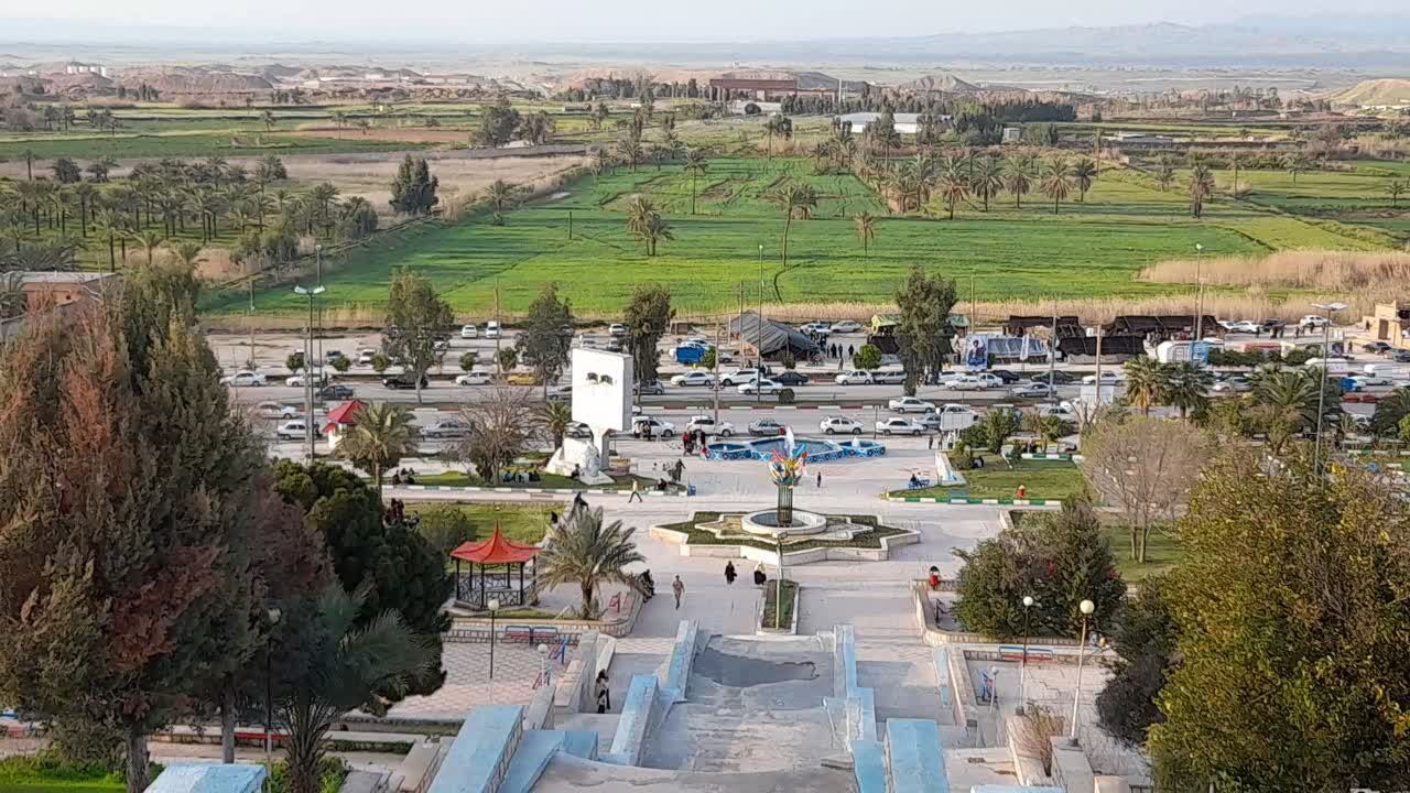 فیلم /حضور مسافران نوروزی در شهرستان مرزی قصرشیرین