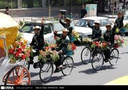 کاروان شادی ویژه میلاد امام‌حسن (ع) در محلات مشهد به حرکت درآمد