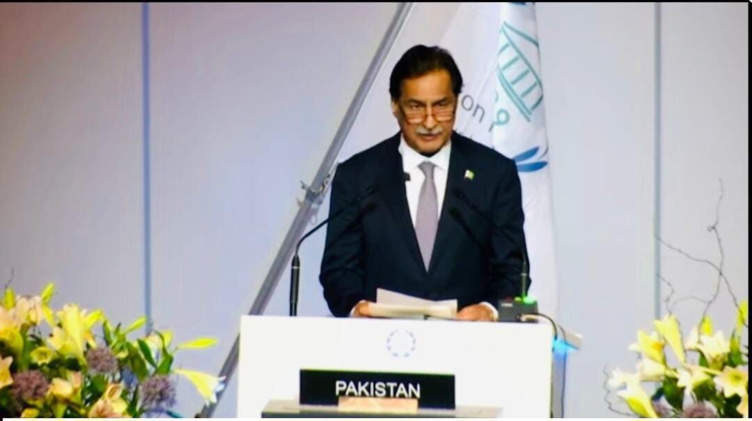 Pakistan speaker criticizes world silence on Gaza genocide