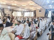 جشن ازدواج  ۱۱۴ زوج جوان بجنوردی برگزار شد