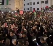 İordaniyalıların Əmmanda sionist rejimin səfirliyi qarşısında nümayişi - Video
