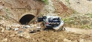 سقوط خودرو از پلی در عباس آباد مازندران چهار مصدوم بر جا گذاشت
