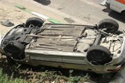 واژگونی خودرو در شمال کرمان یک کشته و چهار مصدوم برجا گذاشت