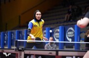 Iranerin gewinnt die Silbermedaille im libanesischen Tischtennis
