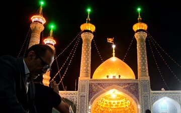 آیین احیای شب نوزدهم ماه رمضان در حرم حضرت معصومه برگزار شد