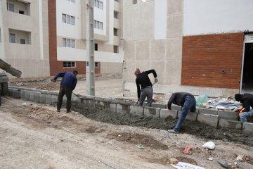 انجام خدمات روبنایی در طرح‌های نهضت ملی مسکن زنجان شتاب می‌گیرد