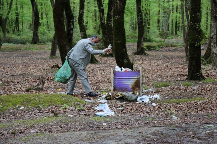 پراکندگی زباله دغدغه همیشگی مازندران در ایام تعطیلات