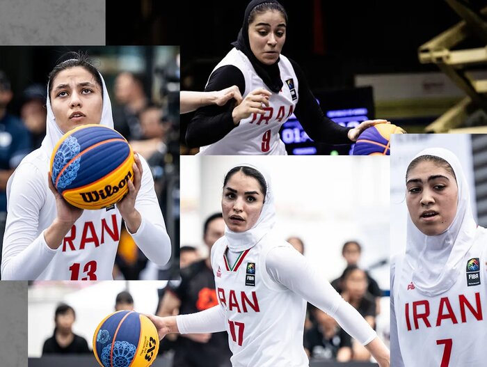 رقابت‌های کاپ آسیا؛ پایان کار بسکتبال سه نفره بانوان ایران با ۲ پیروزی و ۲ شکست
