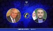 وزيرا خارجية إيران ومصر یتباحثان سبل تطوير العلاقات بين البلدين