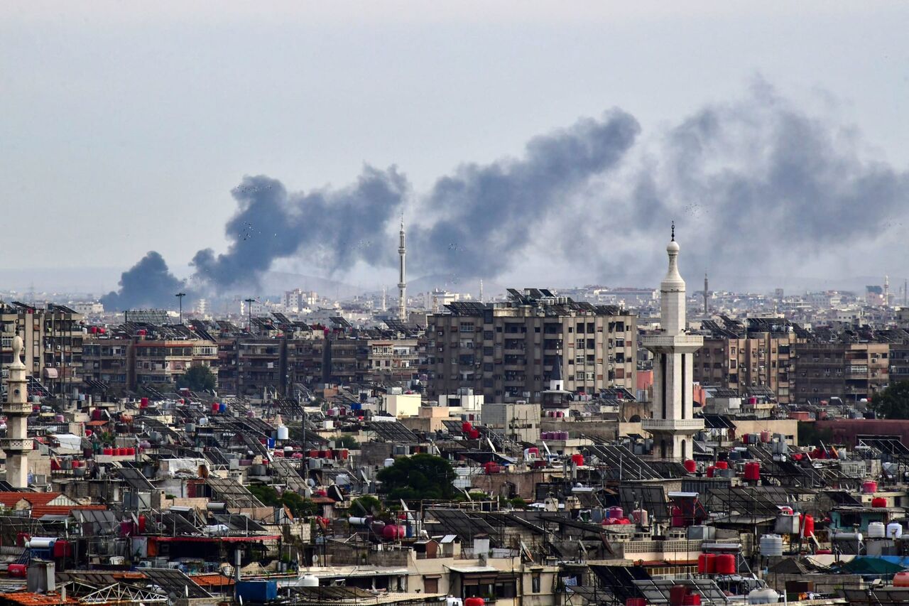 2 Menschen bei dem israelischen Luftangriff auf Damaskus verletzt
