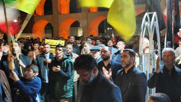 مردم یزد حمله رژیم صهیونیستی به کنسولگری ایران در دمشق را محکوم کردند+ فیلم