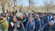 تشییع و خاکسپاری پیکر مطهر شهید گمنام در فدراسیون تیراندازی