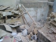تخریب چهار منزل متروکه در تهران + فیلم