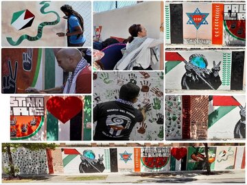 قیام هنرمندان تجسمی برای فلسطین از سوریه تا کوبا