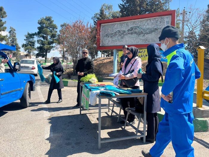 بازگشایی پل خاقانی تا خیابان جانبازان/ جمع آوری ۱۲۰۰ کیلوگرم پسماند از بوستان سرخه حصار