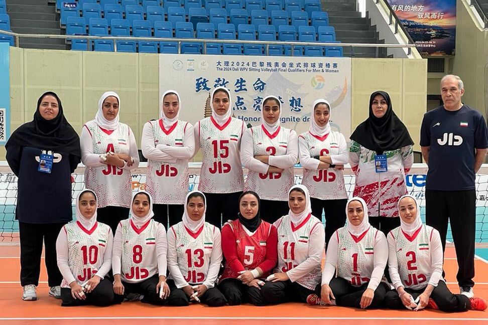 پیروزی تیم ملی والیبال نشسته زنان ایران برابر ژاپن