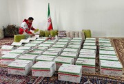 خانه‌های هلال زنجان هزار بسته معیشتی را در بین نیازمندان توزیع کرد